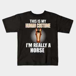 Horse costume T shirt Tee for Men, Women, Teens and Kids Kids T-Shirt